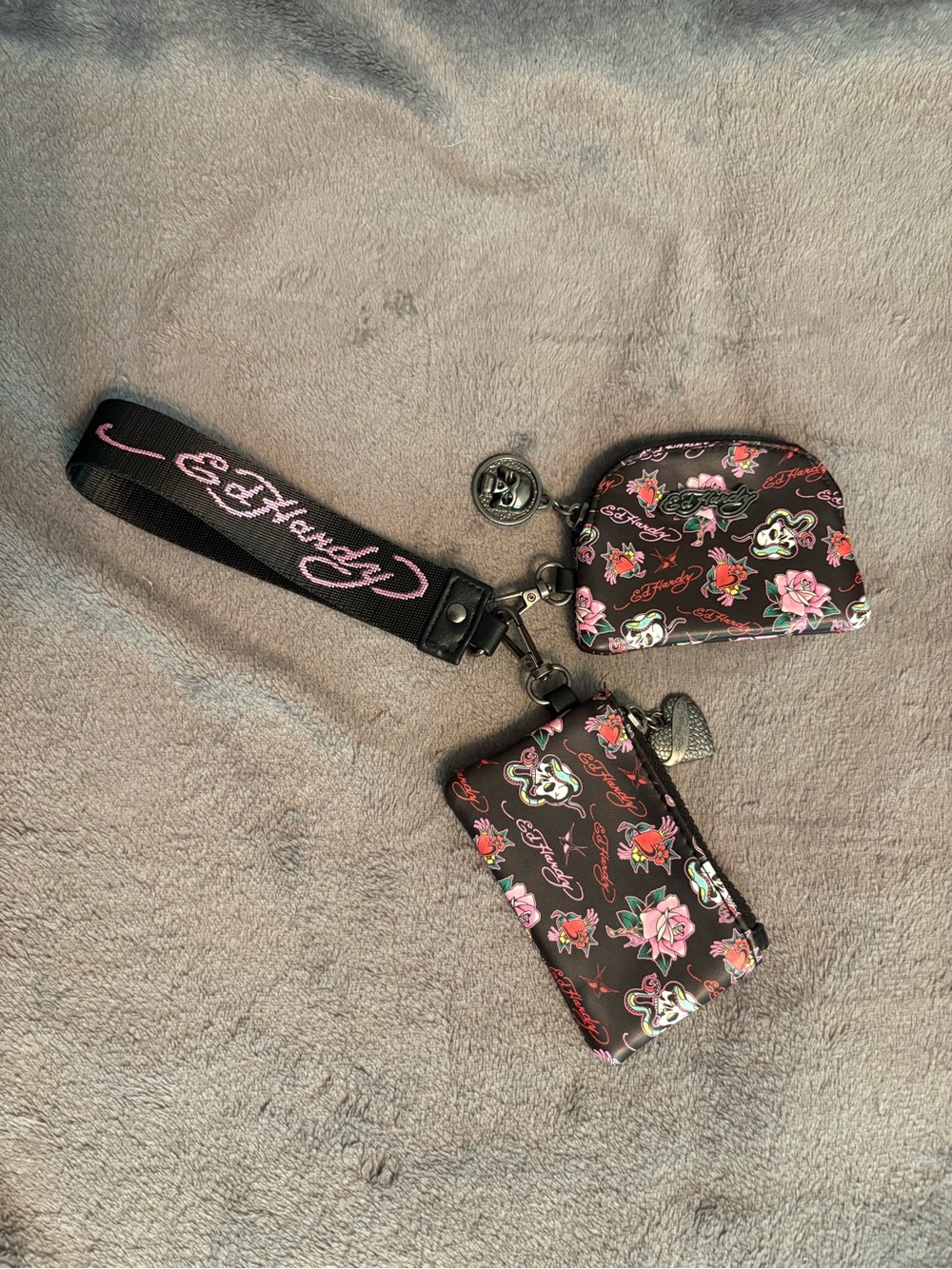 Ed Hardy wristlet